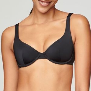 CUUP - The Scoop Bikini Top - Size 10 - Black